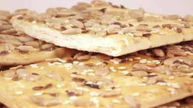 Tahıl çerezleri yığını