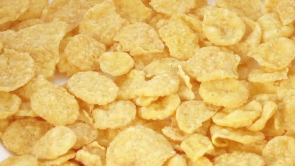 Corn flakes χωρίς γλάσο — Αρχείο Βίντεο