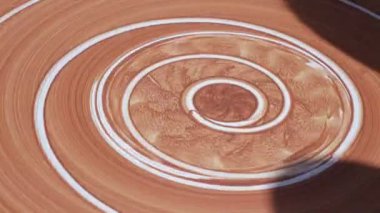 Bir çömlekçi whee çizim