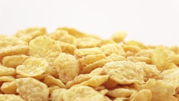 Cornflakes zonder glazuur — Stockvideo