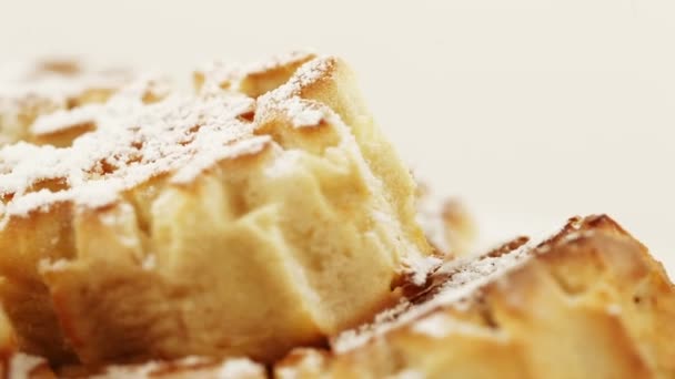 Muffin dietetici con zucchero a velo — Video Stock