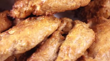 Ev yapımı yulaflı kurabiye.