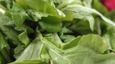 turp yaprakları ile