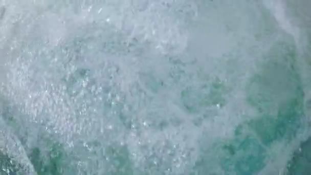 Water in the jacuzzi — Stock Video