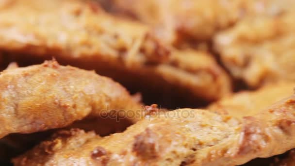 Homemade oatmeal cookies — Stock Video