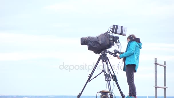 Opérateur de caméra vidéo en direct — Video