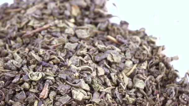 Зеленый китайский чай — стоковое видео