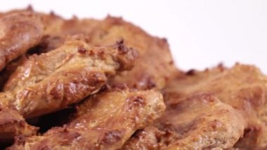 Ev yapımı yulaflı kurabiye.