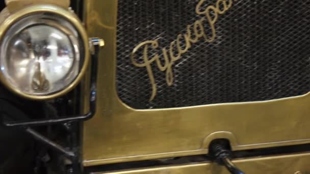 Russian car Russo-Balt 1911 — Stock Video