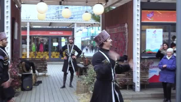 Danças folclóricas chechenas ingush — Vídeo de Stock