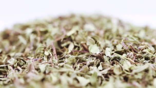 Dried thyme in bulk — Stock Video