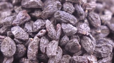 Mavi kuru üzüm yığını