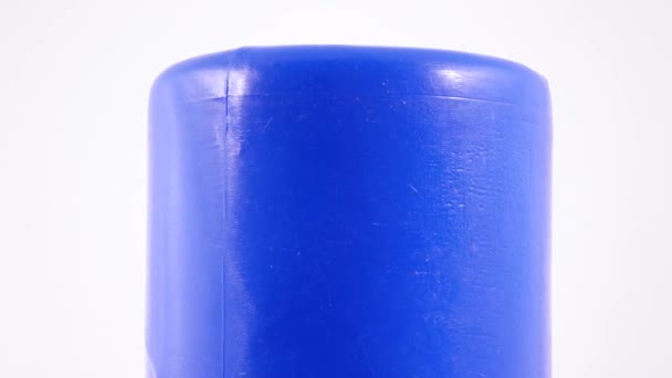 Plastic toy cylinder — Stock Video