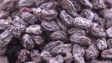 Mavi kuru üzüm yığını