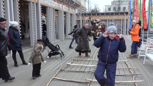 Čukotského lidové hry — Stock video