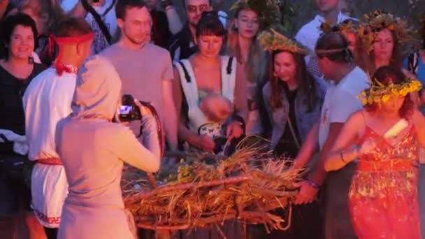 Feest van Ivan Kupala — Stockvideo