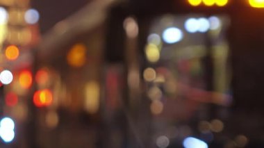 Optik görüntü otomotiv trafik geceleri