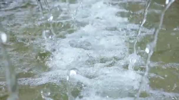 Jets de fuente de agua — Vídeo de stock