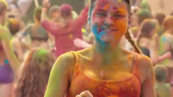 Festiwal Holi Colors — Wideo stockowe