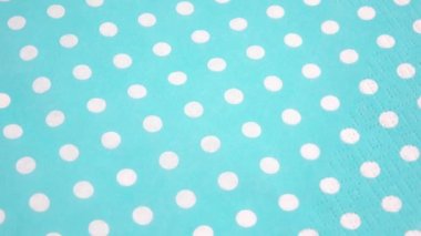 Peçete ile polka dots