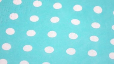 Peçete ile polka dots