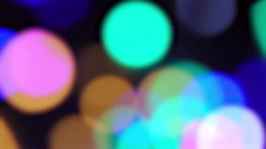 Bokeh dönen daireler