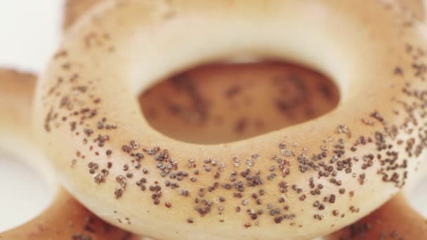 Bagels au sucre aux graines de pavot — Video