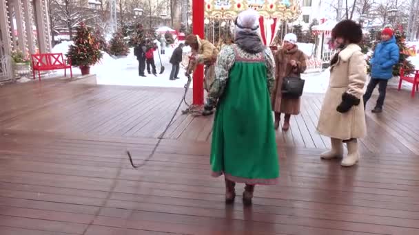 Vacaciones populares Maslenitsa — Vídeo de stock