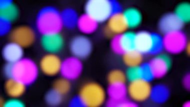 Bokeh dönen daireler