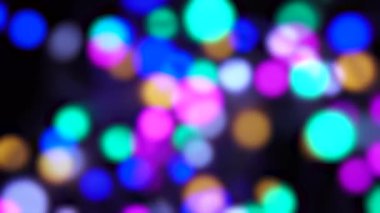 Bokeh dönen daireler