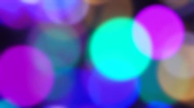 Bokeh dönen daireler