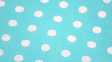 Peçete ile polka dots