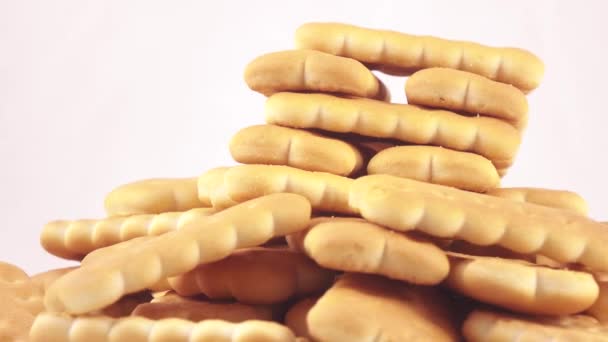 Νηστήσιμα μπισκότα χύμα — Αρχείο Βίντεο