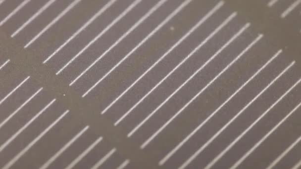 De textuur van de solar batterij — Stockvideo