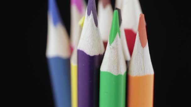 Lápis de cor são diferentes — Vídeo de Stock