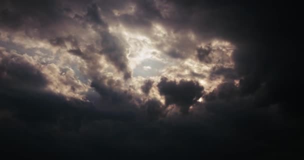 Wolken vor dem Regen — Stockvideo