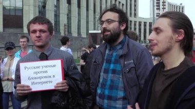 Internet özgürlüğü için miting