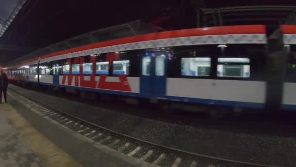 WDC Wagon view from the platform — Stok video