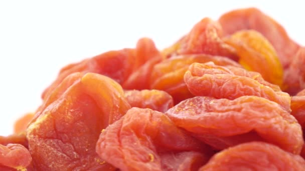 Купа сушених абрикосів — стокове відео