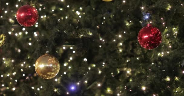 Ballen op Kerstmis — Stockvideo