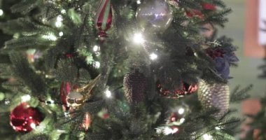 çelenk ile Noel ağacı