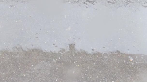 路面上大雨 — 图库视频影像