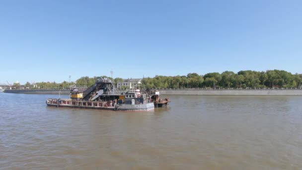 Dredger για τον καθαρισμό — Αρχείο Βίντεο