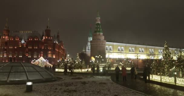 Christmas Market 2020 на Манежній площі — стокове відео