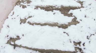 eski merdiven beton