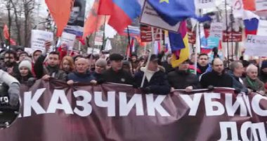 Nemtsov 'un anısına yürüyüş