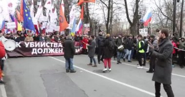 Nemtsov 'un anısına yürüyüş