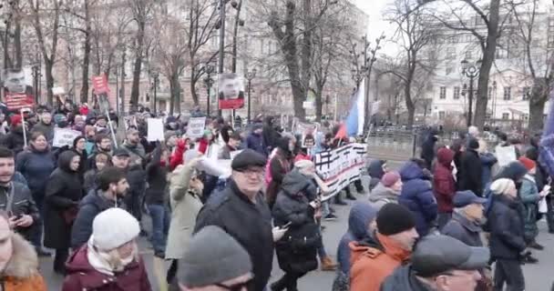 Πορεία στη μνήμη του Nemtsov — Αρχείο Βίντεο