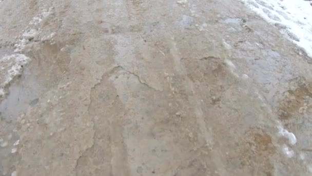 Eau de fonte dans le béton 