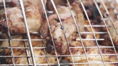 Doğada barbekü yapmak.
